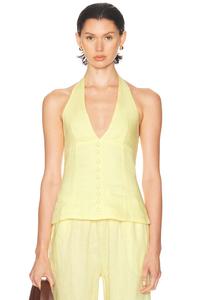 Aexae x REVOLVE Топ на запах, Butter Yellow