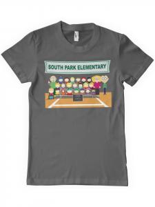 Футболка Elementary T-Shirt серого цвета South Park