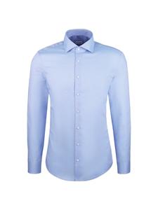 Рубашка Slim Fit на пуговицах SEIDENSTICKER Schwarze Rose, светло-голубой