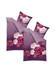 Постельное белье JACK 4 tlg Feinbiber 135x200cm Flamenco, фиолетовый
