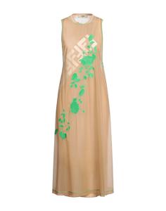 Платье миди Fendi, песочный