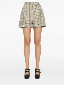 Плиссированные клетчатые шорты Baum Und Pferdgarten, нейтральный