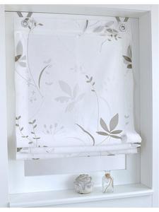 Heine Римская штора бежево-белого цвета