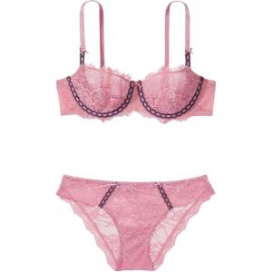 Victoria's Secret Женский комплект нижнего белья темно-розовый
