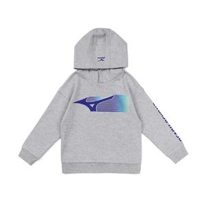 Детская толстовка Mizuno, тёмно-серый