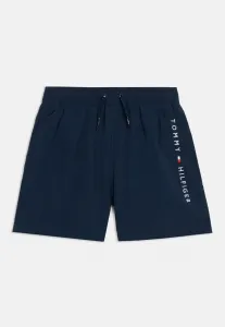 Оригинальный логотип, плавательные шорты средней длины. Tommy Hilfiger, Dark Blue