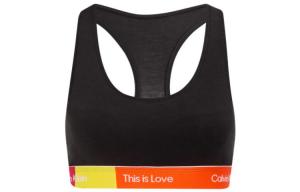 Calvin Klein Бюстгальтер CK/ Rainbow Series SS23 женский Space Black