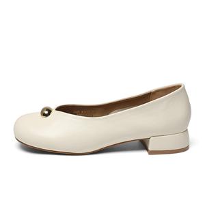 Повседневные однобортные туфли женские ZHR, Beige