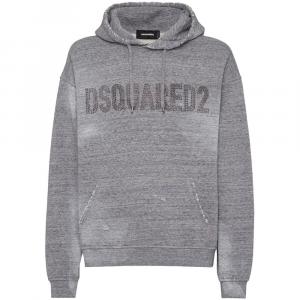 Худи с логотипом Dsquared 2, серый
