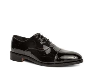 Туфли-оксфорды лакированные Anthony Veer Clinton Cap Toe, черный