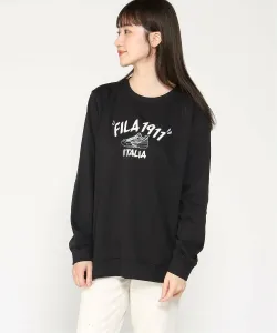 FILA/(W) Толстовка с круглым вырезом на флисовой подкладке