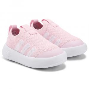 Детская обувь-слипон bubblecomfy для малышей Adidas, розовый/белый