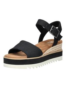 Сандалии на плоской подошве TOMS, черный