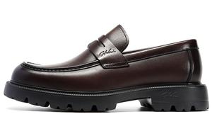 Лоферы мужские с низким верхом цвета кофе Satchi, цвет Coffee