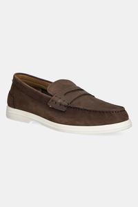 Мокасины из нубука TOMMY HILFIGER NUBUCK P LOAFER Tommy Hilfiger, коричневый