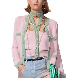 SS24 Кашемировый свитер женский CHANEL, светло-розовый