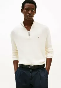 Конструкция стеллажа, имитация молнии, джемпер Tommy Hilfiger, Ivory Petal