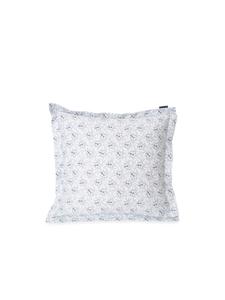 Наволочка с цветочным рисунком светло-серого цвета | Синий Lexington