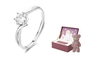 West Island Кольцо из стерлингового серебра 925 пробы Women's