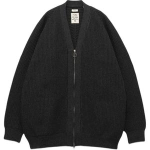 Кардиган на молнии 5G вязаный унисекс Nanamica, черный