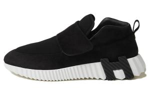 Низкие повседневные туфли женские черные HERMES