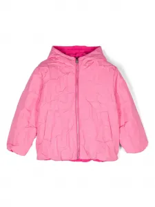 Двусторонний пуховик Marc Jacobs Kids, розовый