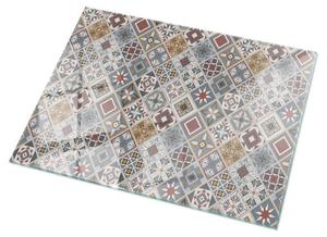 Стеклянная тарелка Tulup Azulejo, 120 х 80 см