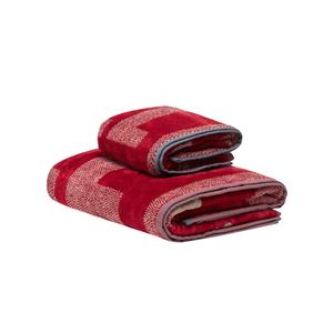 Полотенцы для рук терри набор улыбка 2 предм Diesel, красный