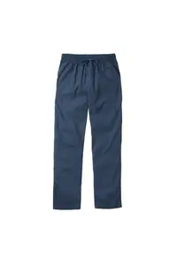 Хлопковые брюки без застежек, внутренняя часть штанины 31 дюйм (79 см). Cotton Traders, синий