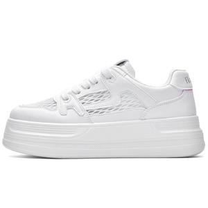 Нескользящие, износостойкие, легкие, дышащие низкие женские кроссовки для скейтбординга VICTORIA&VERA, Beige