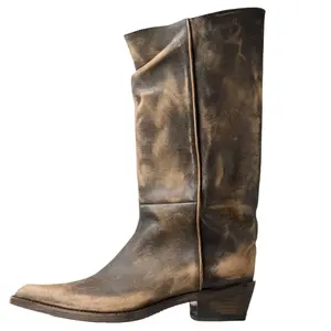 Остроконечные потертые ботинки women's KHAITE