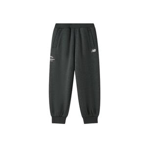 Детские спортивные штаны средней жесткости New Balance, charcoal черный