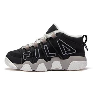 FILA FUSION Баскетбольные кроссовки BUSTER Puffy Shoes, износостойкие, среднего размера, винтажные, женские, черно-белые
