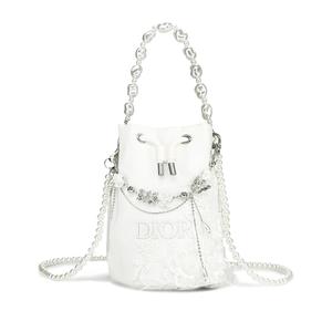 Косметичка на заказ плетение луна и бабочка, мерцающая кошка портативная косметичка 12*12*23см DIOR