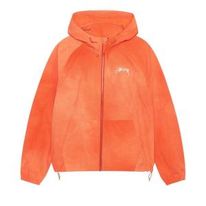 Худи Stussy Beach Shell Wave Dye Zip Hoodie, оранжевый