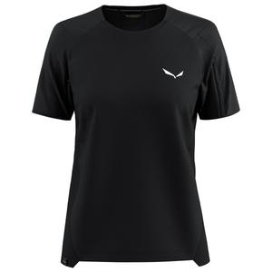 Женская футболка Puez Am Hybrid - функциональная футболка Salewa, Black Out