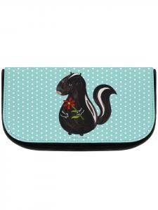 Косметичка Mr & Mrs Panda Stinktier Blume ohne Spruch, цвет türkis pastell