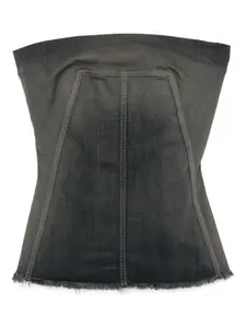 Джинсовый топ Rick Owens, синий