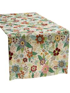 Erwin Müller Жаккардовая, хлопчатобумажная, тканая скатерть-дорожка из натуральных и разноцветных тканей