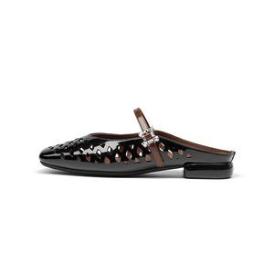 FIVE PLUS Женские противоскользящие закрытые тапочки черные, цвет Black