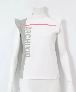 Топ без рукавов с оборками на плечах, быстросохнущий, с защитой от УФ-излучения Archivio, цвет White(190)