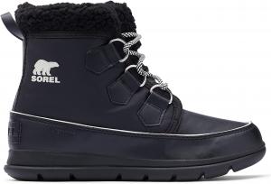 Женские зимние ботинки Sorel Explorer Carnival, размер 2 AU, Black/Sea Salt