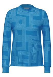 Лонгслив CECIL Shirt, синий