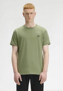 Базовая футболка Fred Perry, оливковый