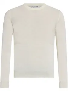 Джемпер из вирджинской шерсти JIL SANDER, нейтральный