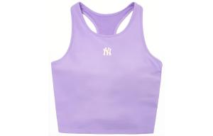 MLB Футболка без рукавов New York Yankees для женщин, фиолетовая, с V-образным вырезом сзади