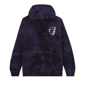 Худи Anti Social Social Club Dissociative 'Black/Purple Tie Dye', черный