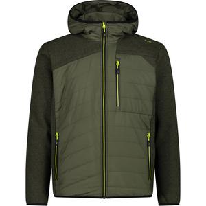 Толстовка с капюшоном, мужская куртка, гибридный фиксированный капюшон Cmp, зеленый
