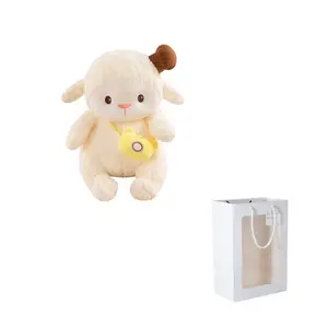 Симпатичная сумка-кроссбоди плюшевая кукла ягненок 30см/40см/50см высота CHONGRONGLIANYU