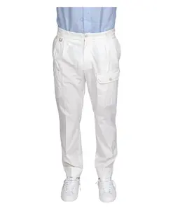 Мужские брюки кремового цвета, стильная модель. Paolo Pecora, бежевый